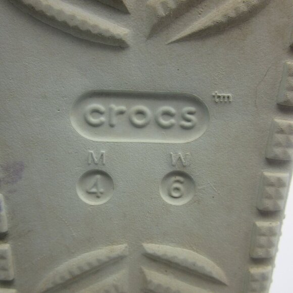 Crocs Classic Slide Platform Sandals Women's 6 Mint Green Rubber Open Toe - Picture 5 of 5